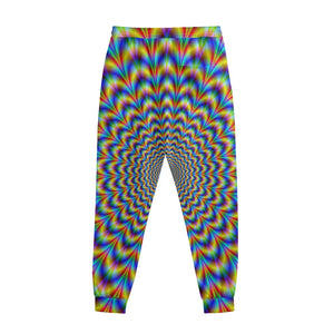 Psychedelic Wave Optical Illusion Sweatpants