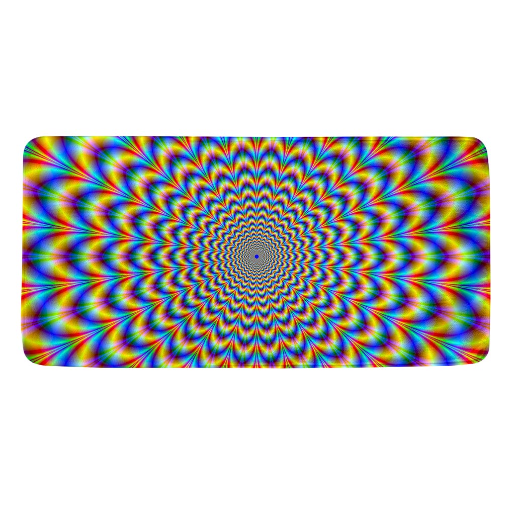 Psychedelic Wave Optical Illusion Towel