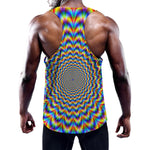 Psychedelic Wave Optical Illusion Training Tank Top