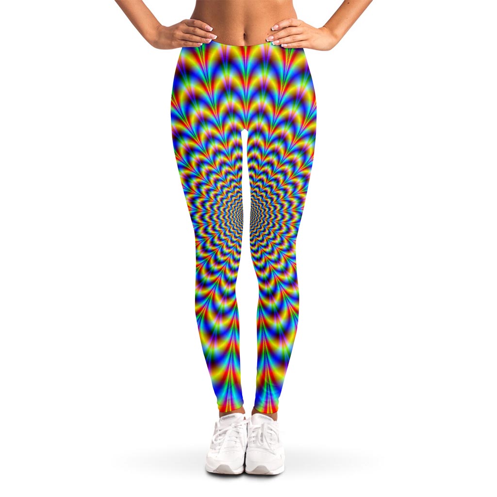 Psychedelic Wave Optical Illusion Women's Leggings