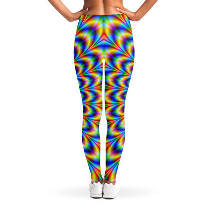 Psychedelic Wave Optical Illusion Women's Leggings