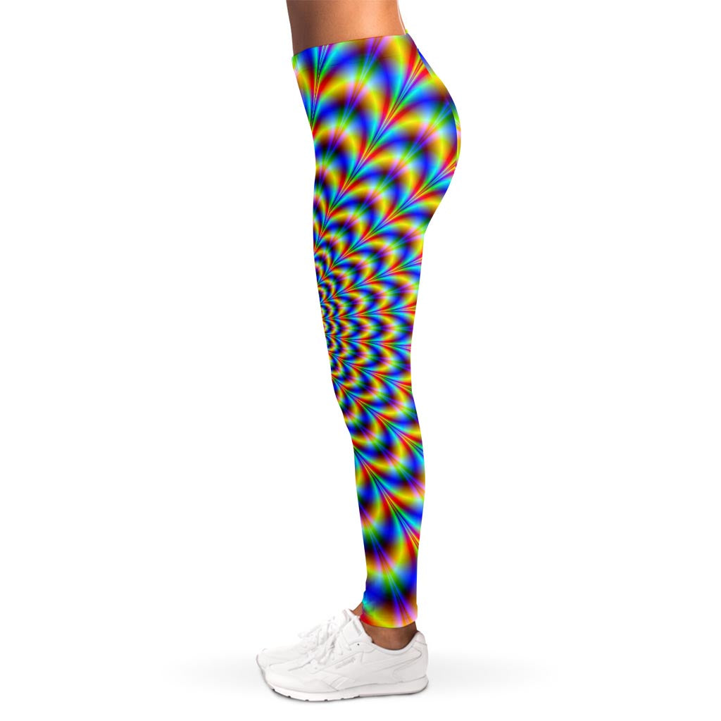 Psychedelic Wave Optical Illusion Women's Leggings