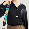 Psychedelic Wave Print Bag Strap