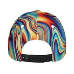 Psychedelic Wave Print Baseball Cap