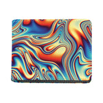 Psychedelic Wave Print Bifold Wallet