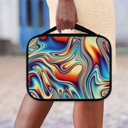 Psychedelic Wave Print Classic Bible Case