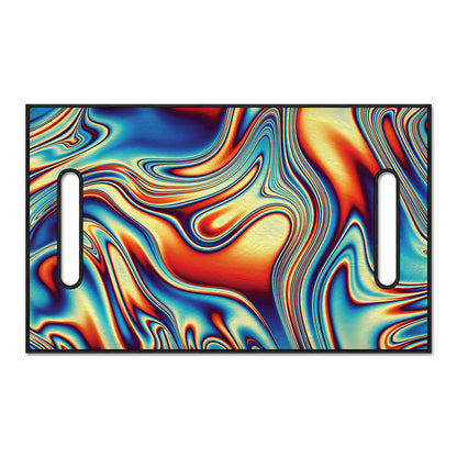 Psychedelic Wave Print Golf Cart Seat Cover