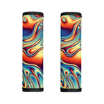 Psychedelic Wave Print Handle Covers