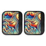 Psychedelic Wave Print Handle Covers
