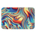 Psychedelic Wave Print Indoor Door Mat