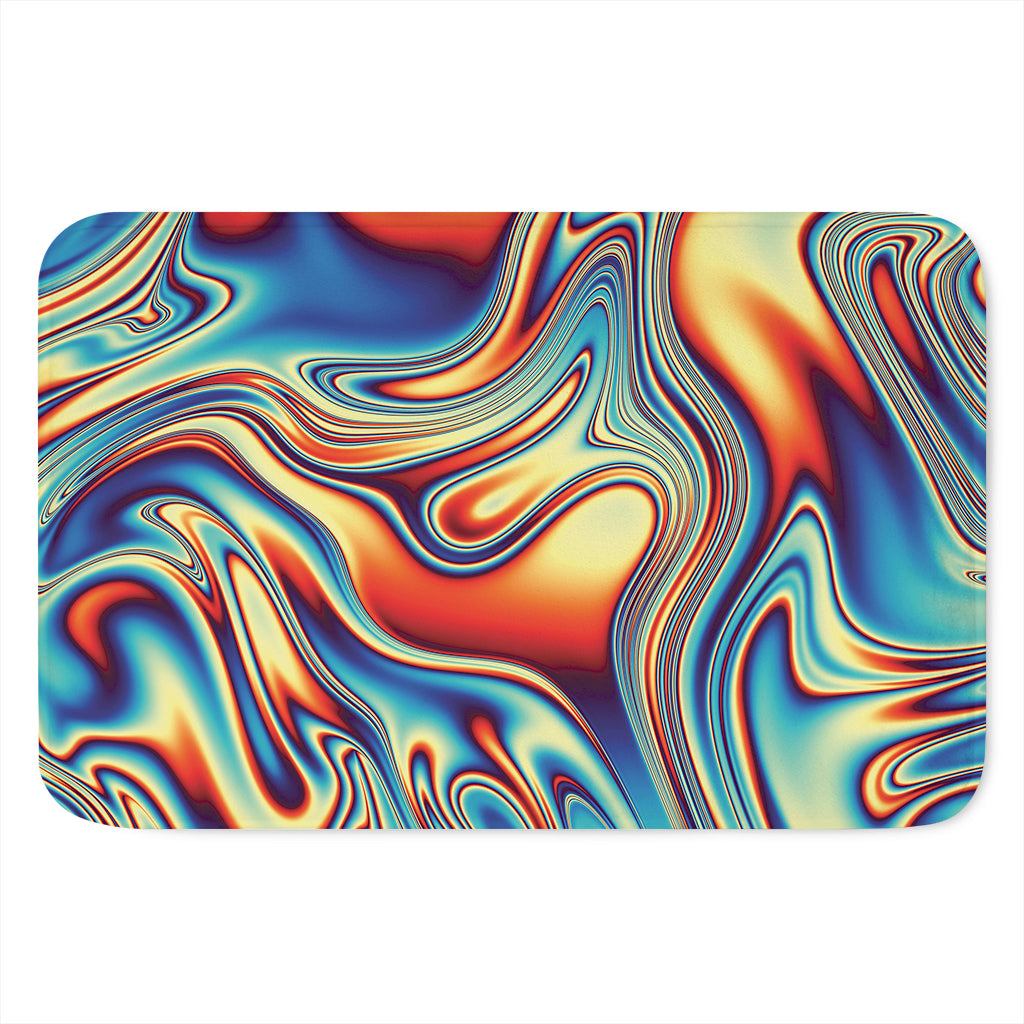 Psychedelic Wave Print Indoor Door Mat