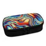 Psychedelic Wave Print Insulin Cooler Travel Case