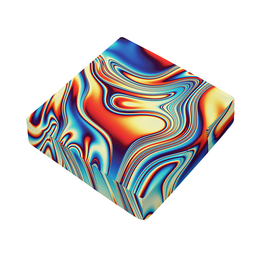 Psychedelic Wave Print Outdoor Seat Cushion Cover