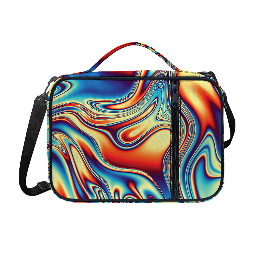 Psychedelic Wave Print Shoulder Strap Bible Bag