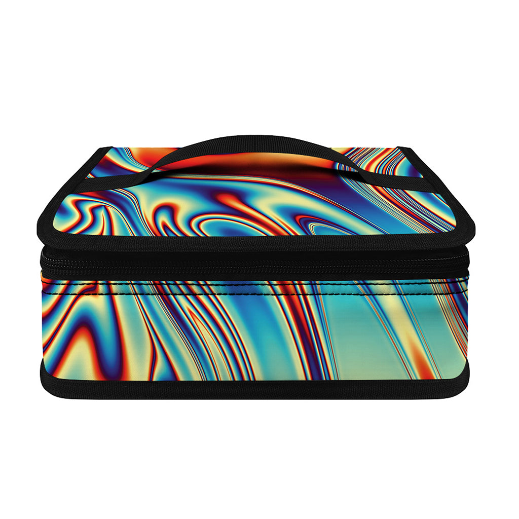 Psychedelic Wave Print Small Lunch Bag