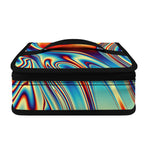 Psychedelic Wave Print Small Lunch Bag
