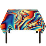 Psychedelic Wave Print Tablecloth