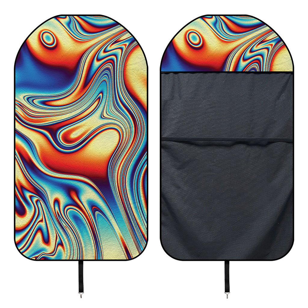 Psychedelic Wave Print Waterproof Car Seat Cover