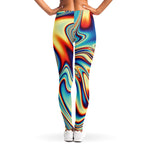 Psychedelic Wave Print Women's Leggings