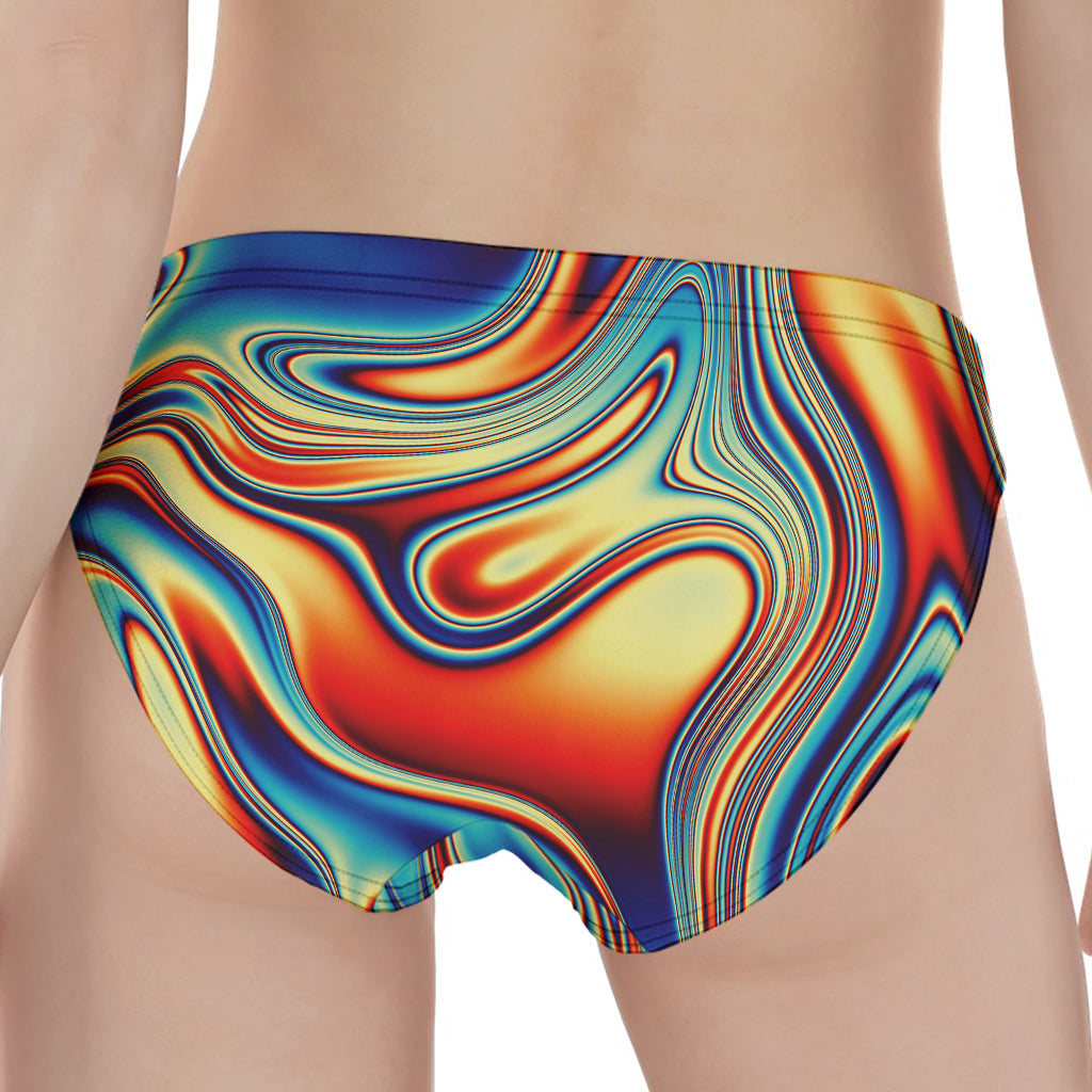 Psychedelic Wave Print Women's Panties