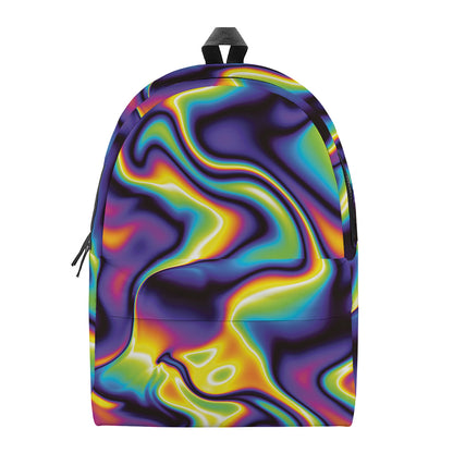 Psychedelic Wavy Print Backpack