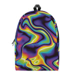 Psychedelic Wavy Print Backpack