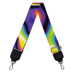 Psychedelic Wavy Print Bag Strap