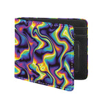 Psychedelic Wavy Print Bifold Wallet