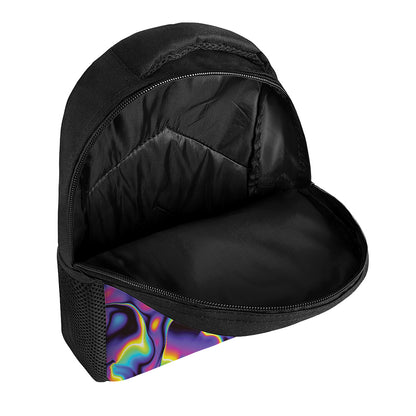Psychedelic Wavy Print Casual Backpack