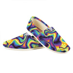 Psychedelic Wavy Print Casual Shoes