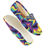 Psychedelic Wavy Print Casual Shoes