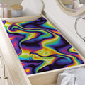 Psychedelic Wavy Print Changing Pad Cover