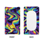 Psychedelic Wavy Print Changing Pad Cover