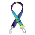 Psychedelic Wavy Print Dog Seat Belt