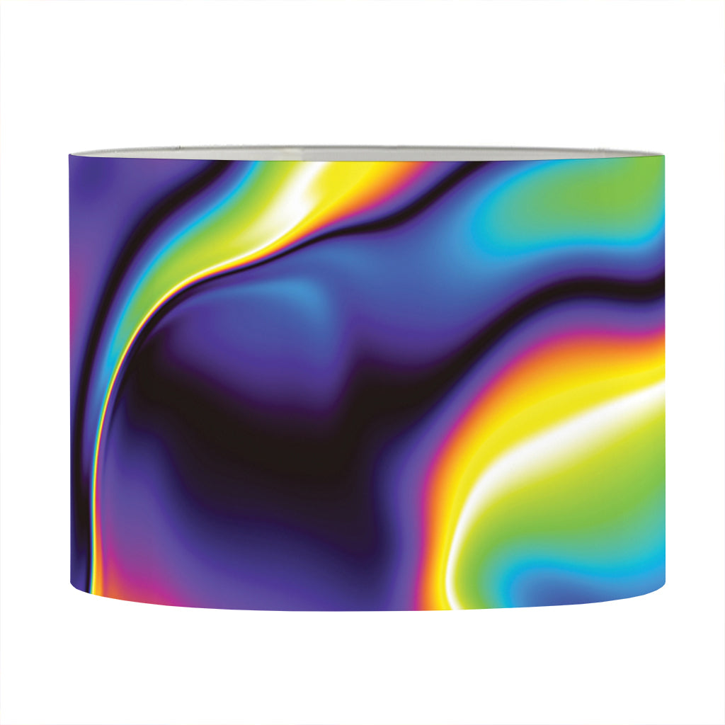 Psychedelic Wavy Print Drum Lamp Shade