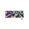 Psychedelic Wavy Print Extended Mouse Pad