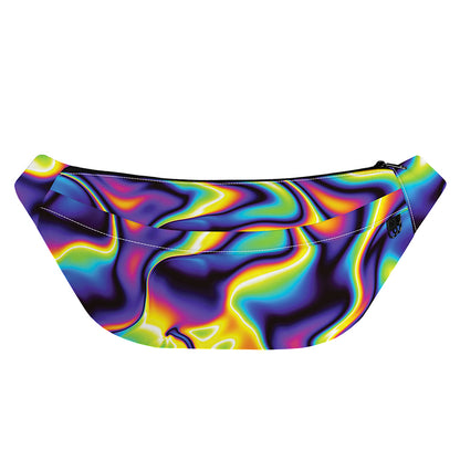 Psychedelic Wavy Print Fanny Pack