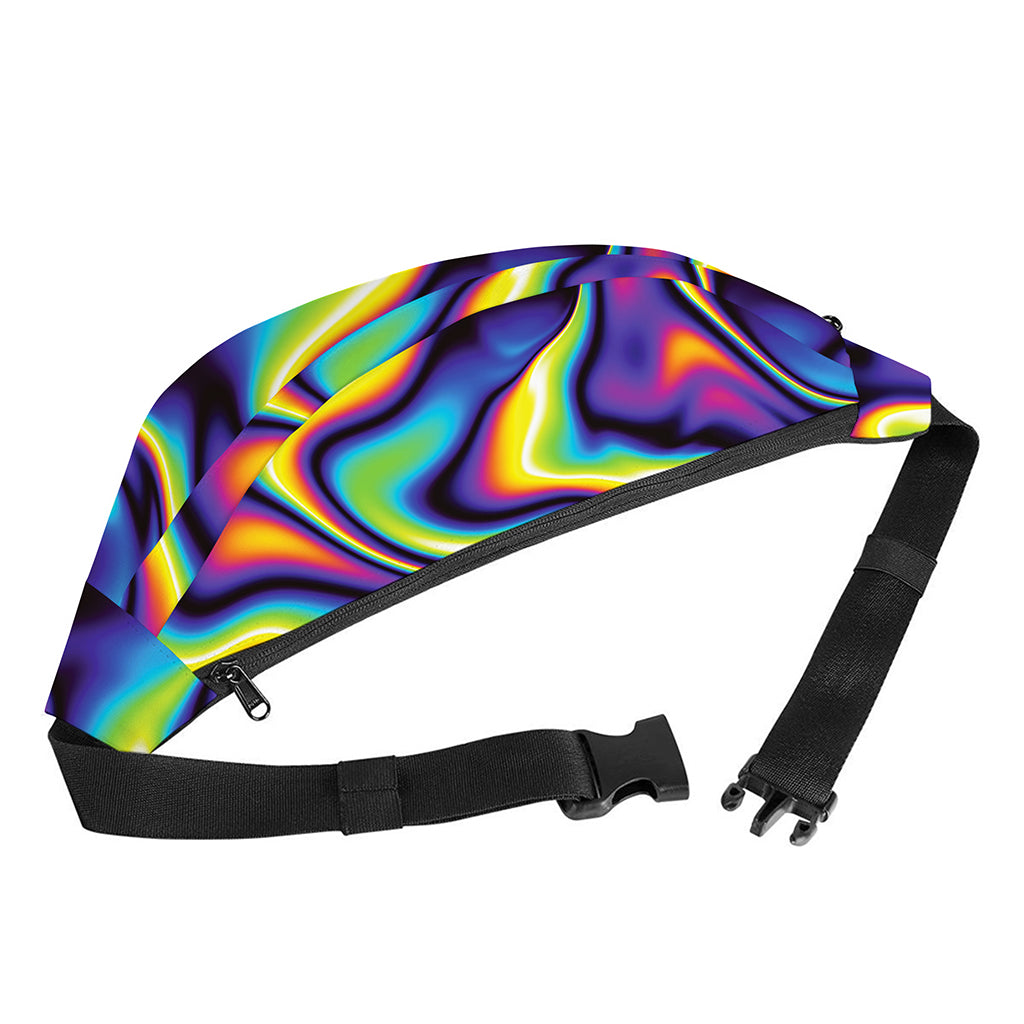 Psychedelic Wavy Print Fanny Pack
