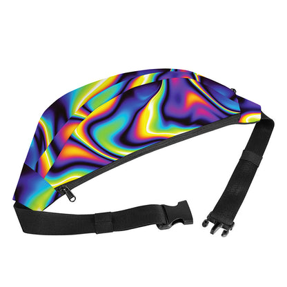 Psychedelic Wavy Print Fanny Pack