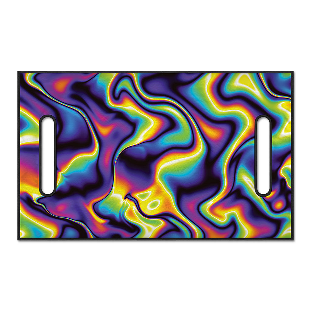 Psychedelic Wavy Print Golf Cart Seat Cover