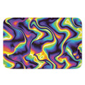 Psychedelic Wavy Print Indoor Door Mat