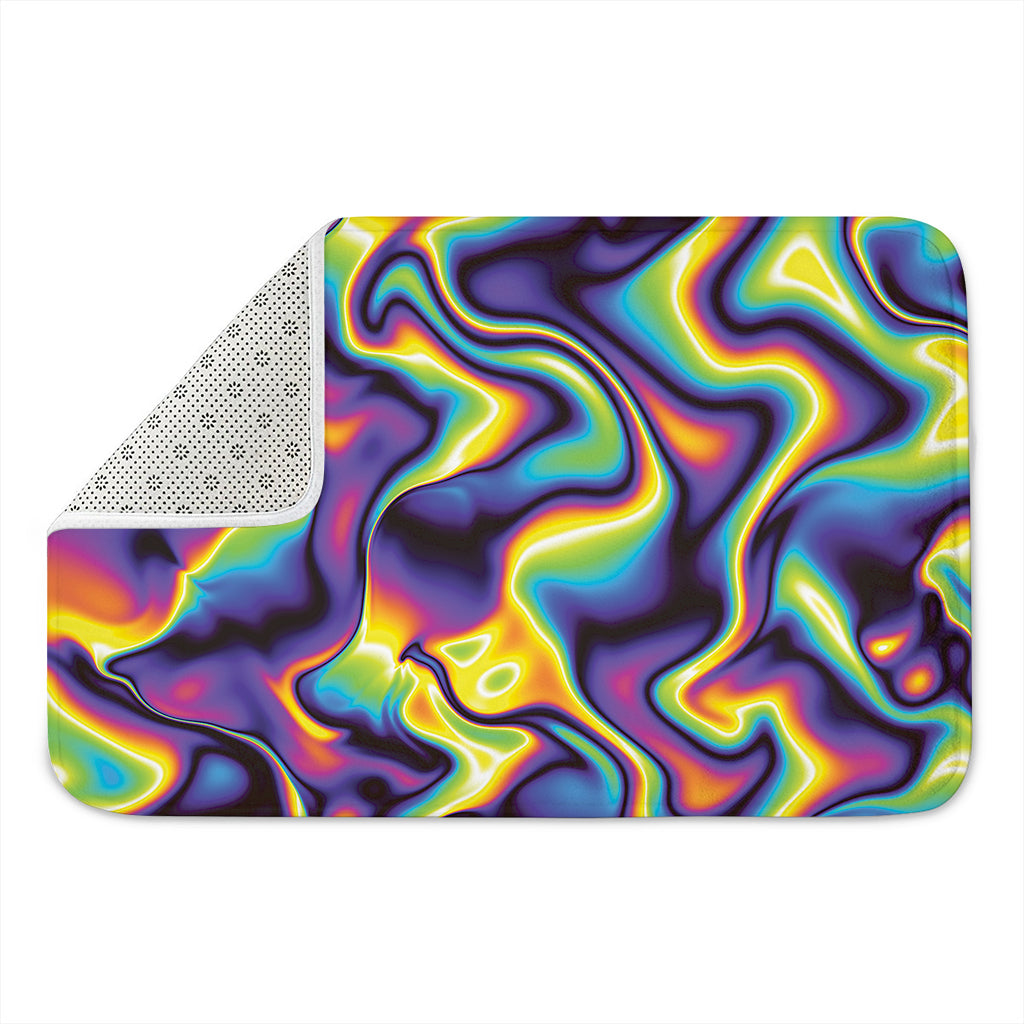 Psychedelic Wavy Print Indoor Door Mat