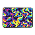 Psychedelic Wavy Print Kitchen Mat
