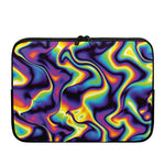 Psychedelic Wavy Print Laptop Sleeve