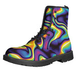 Psychedelic Wavy Print Backpack