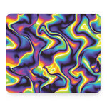 Psychedelic Wavy Print Mouse Pad