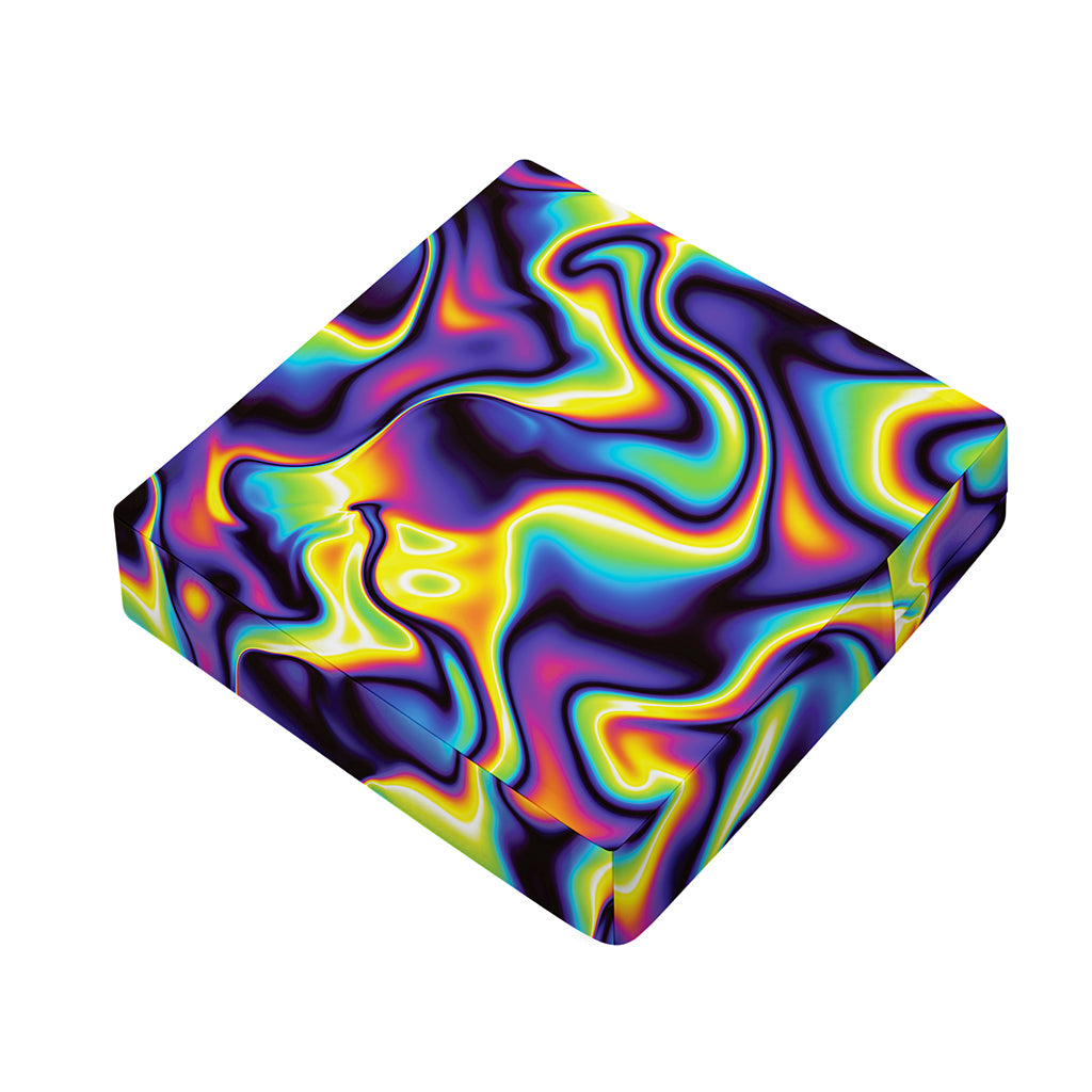 Psychedelic Wavy Print Outdoor Seat Cushion Cover