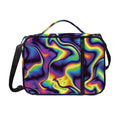 Psychedelic Wavy Print Shoulder Strap Bible Bag
