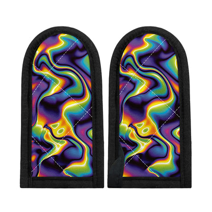 Psychedelic Wavy Print Skillet Handle Cover