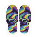 Psychedelic Wavy Print Slippers